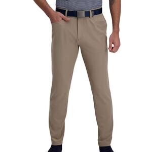 Haggar Men's The Active Series Everyday Pant, Medium Beige, 29x30